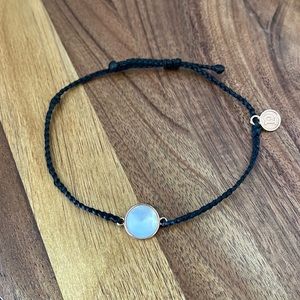 Pura Vida black and mother of pearl bracelet